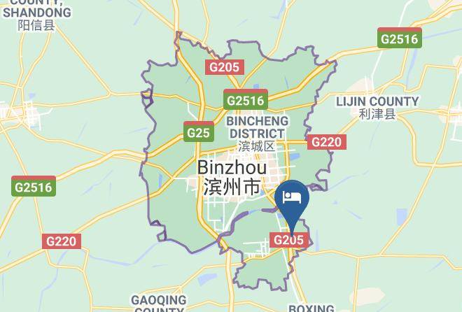 Binzhou - Zhonghuayuan Hotel Maps