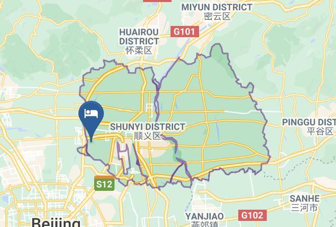 Shunyi District - Zhongjia Palace Hot Spring Hotel Maps