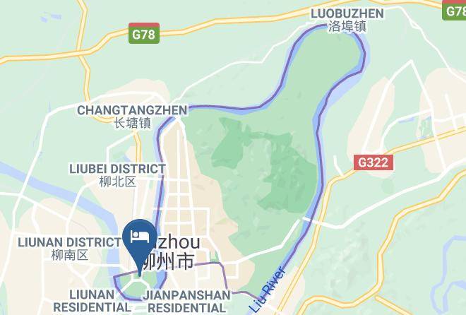 Liuzhou - Zhongjiao Hotel Maps