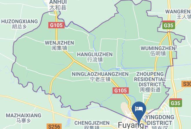 Fuyang - Zhongjing Grand Hotel Maps