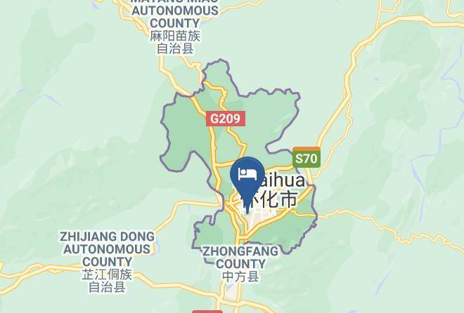 Huaihua - Zhongliang Hotel Maps