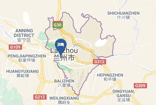 Lanzhou - Zhonglin Hotel Maps