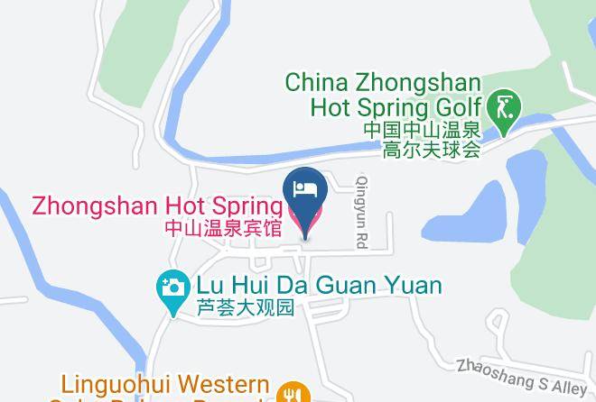 Zhongshan Hot Spring Hotel Map