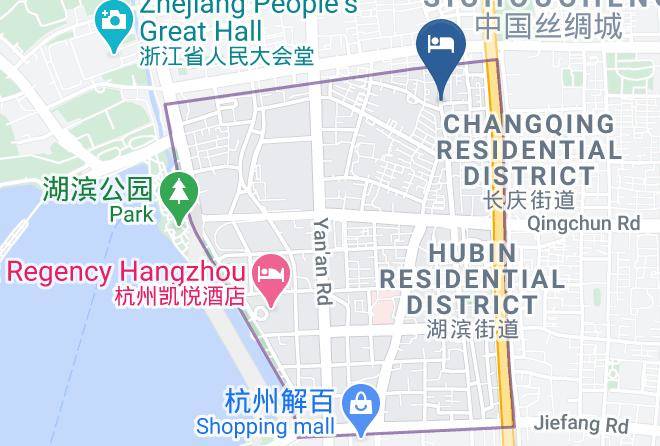 Hangzhou - Zhongshan Hotel Maps