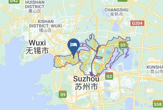 Suzhou - Zhongya Hotel Maps