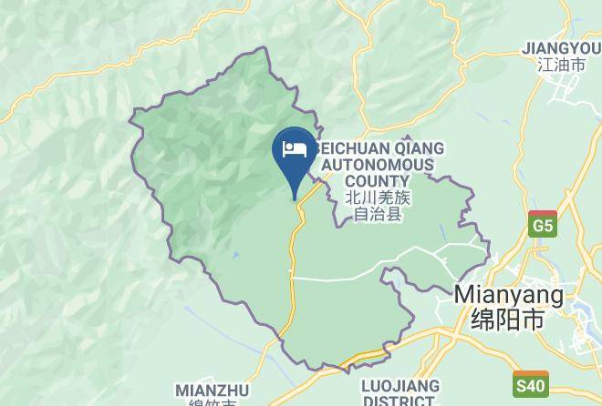 Mianyang - Zhongyang Fairy Spring Hotel Maps