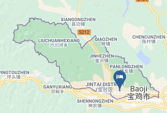 Baoji - Zhongyou Hotel Maps