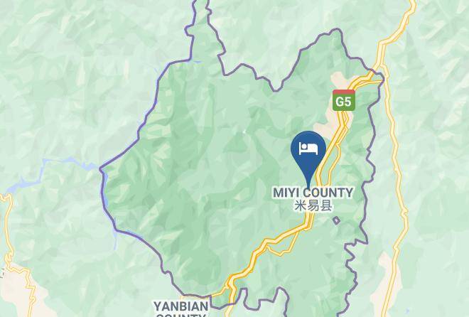 Panzhihua - Zhongyue Bandao Holiday Center Maps