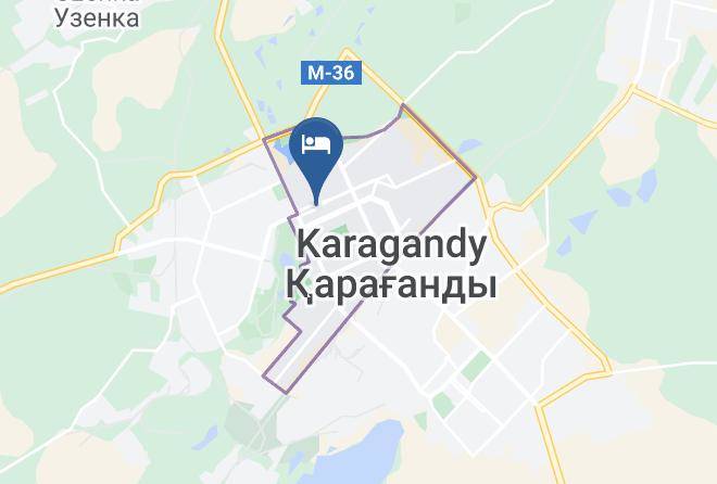 Karaganda - Zhosaly Sanatorium Maps