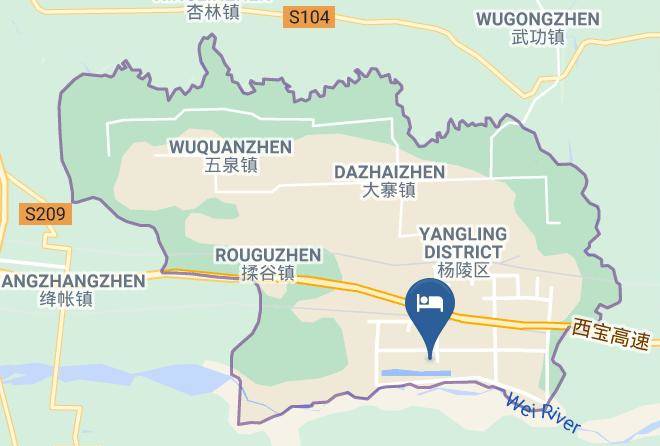 Xianyang - Zhuhai Golden Fortune Hotel Maps