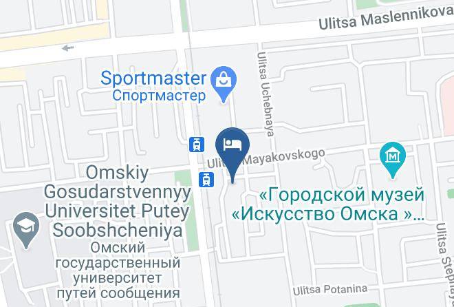 Omsk - Zhukov Otel' Gostinitsa G Omsk Maps