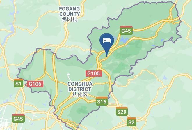 Guangzhou - Zhuosidao Hot Spring Resort Maps