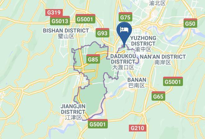 Jiulongpo District - Zhuoyi Hotel Maps