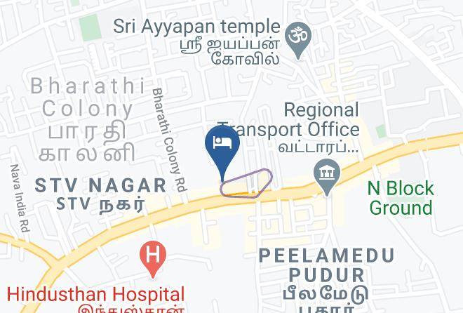 Coimbatore - Zibe Coimbatore By Grt Hotels Maps
