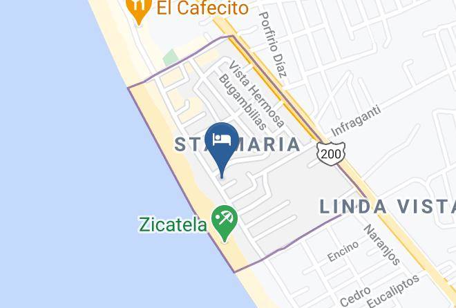 Santa Mariaotepec - Zicatela Suites Maps