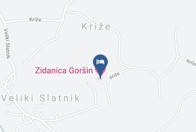 Novo Mesto - Zidanica Gorsin Maps