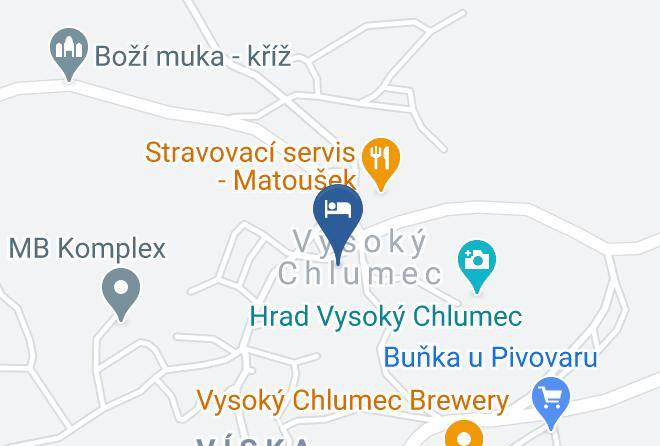 Pribram - Zidovna Vysoky Chlumec Maps