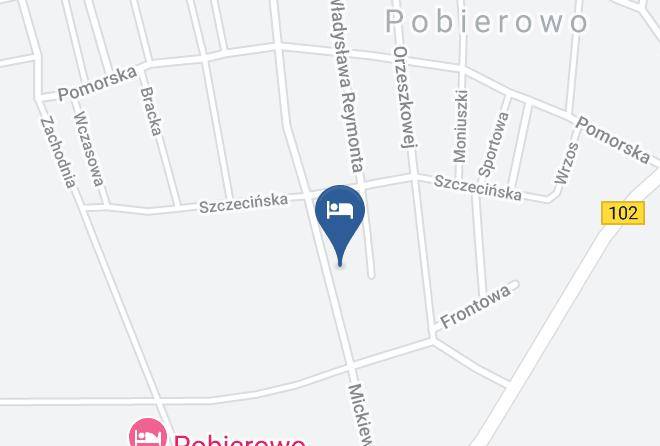 Zielono Mi Pobierowo Map