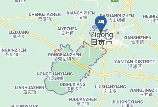 Zigong - Zigong Jiangnan Impression Hotel Maps