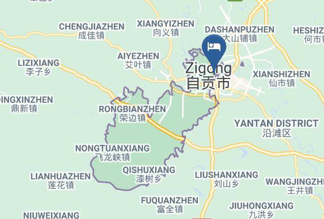 Zigong - Zigong Weike Style Exotic Hotel Maps