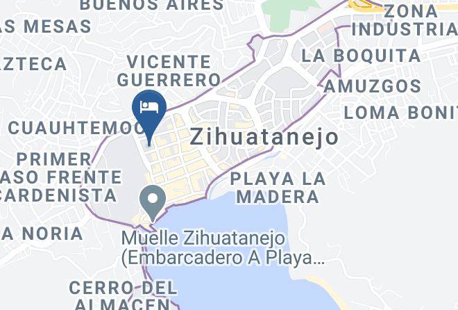 Jose Azueta - Zihua Lao Centro Maps