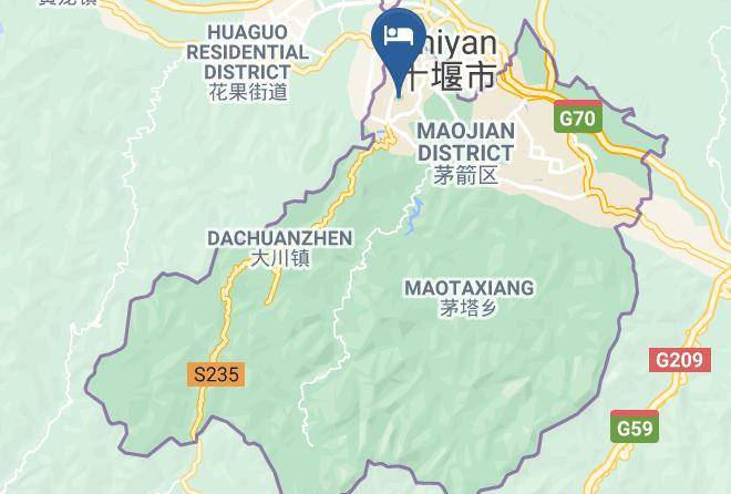 Shiyan - Zijinghua Junyue International Hotel Maps