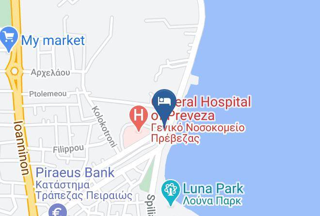Preveza - Zikas Hotel Maps