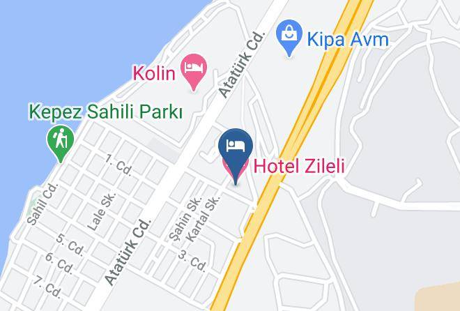 Canakkale - Hotel Zileli Maps