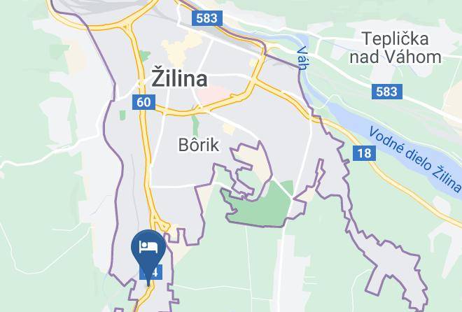 Zilina - Zilinska Ubytovna Maps