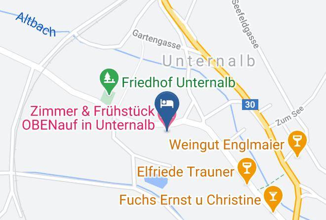 Hollabrunn - Zimmer & Fruhstuck Obenauf In Unternalb Maps