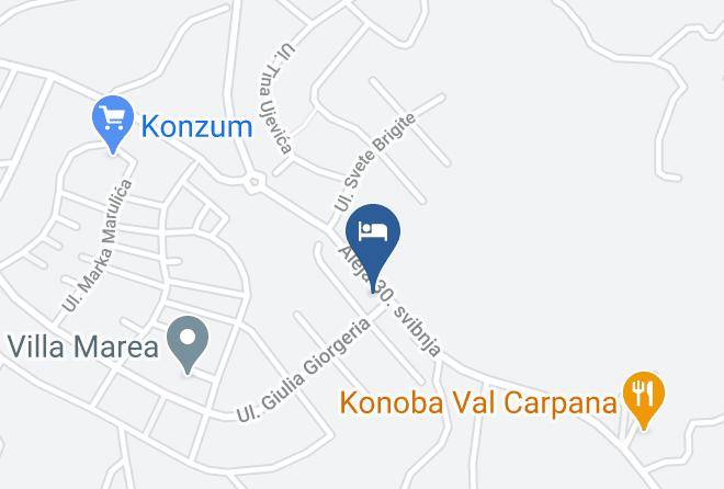 Rovinj - Zimmer Privatunterkunft Luana Maps