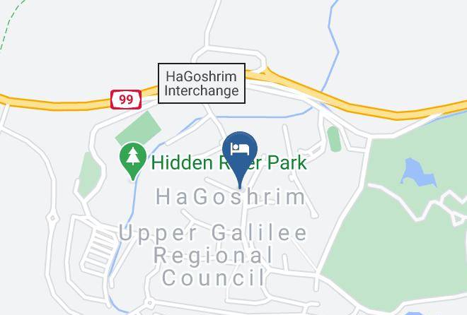 Hagoshrim - Zimmer Up Maps