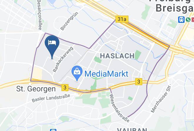 Freiburg - Zimmervermietung Freiburg Haid Maps