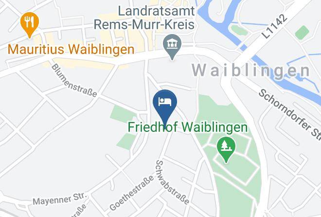 Rems Murr Kreis - Zimmervermietung Im Zentrum Waiblingens Maps