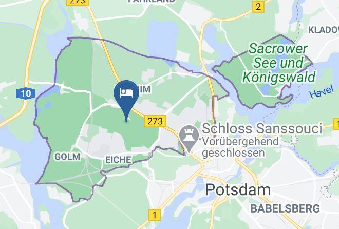 Potsdam - Zimmervermietung Untenzu Maps