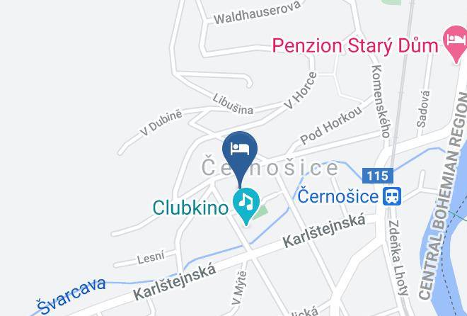 Prague West - Zimni Stadion Cernosice Maps