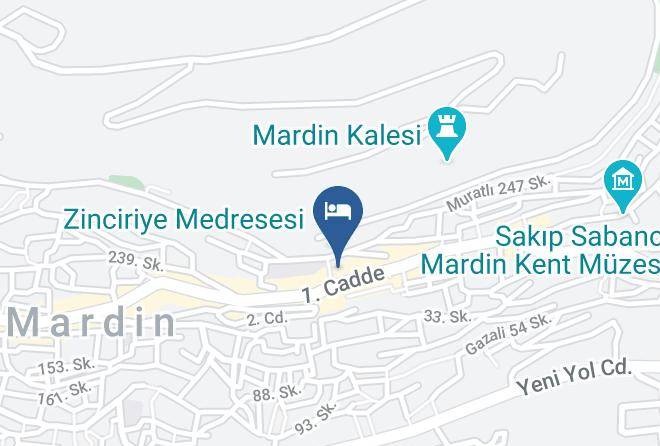 Artuklu - Zinciriye Otel Maps