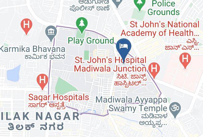 Bengaluru - Zingo Hotels Koramangala Forum Mall Maps