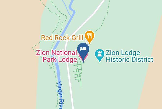 Washington - Zion National Park Lodge Maps