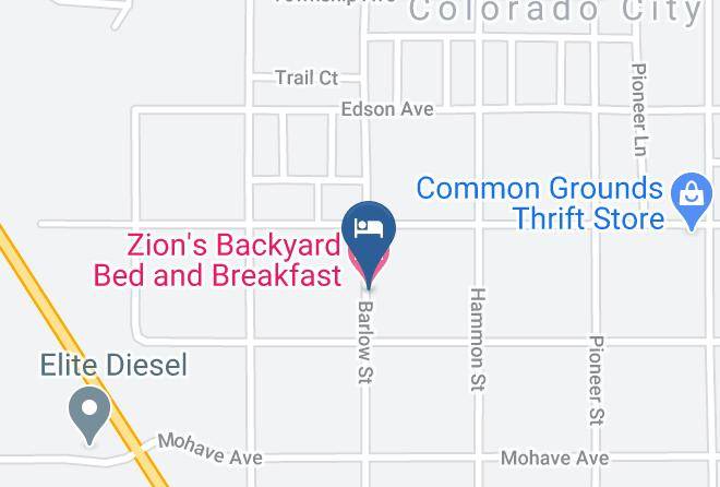 Mohave - Zion's Backyard Bed And Breakfast Maps