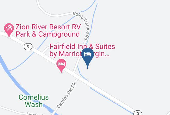 Washington - Zion Wildflower Resort Glamping Zion National Park Maps