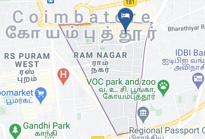 Coimbatore - Zip By Spree Hotels Mangala International Maps