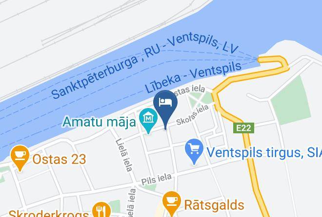 Ventspils - Zitari Viesu Nams Krogs Ventspili Maps