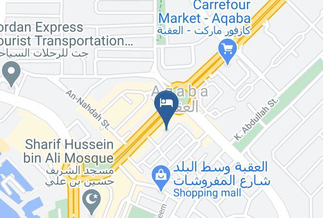 Al Aqaba Qasabah - Zitouna Hotel Aqaba Maps