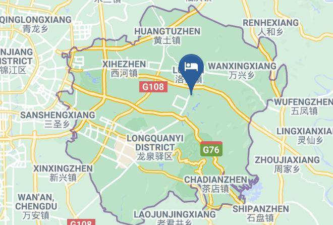Chengdu - Zixia Fengqing Hotel Maps
