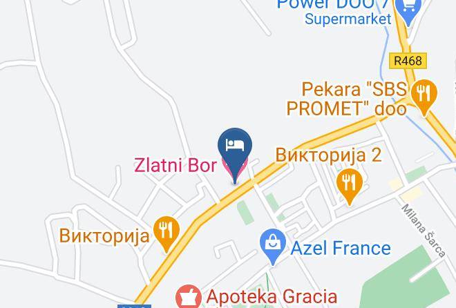 Sarajevo Romanija - Zlatni Bor Maps