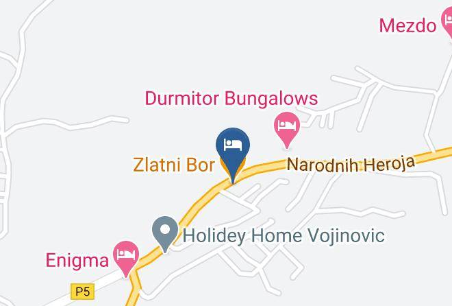 Zabljak - Zlatni Bor Maps