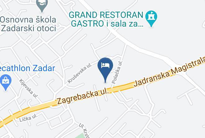 Zadar - Zlatni Bor Maps