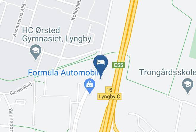 Kongens Lyngby - Zleep Hotel Lyngby Maps