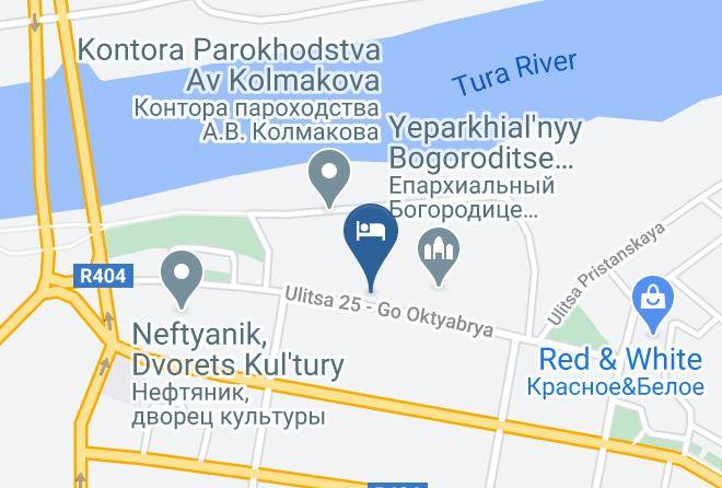 Tyumen - Znat' Art Otel' Maps